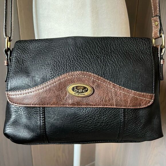 b.o.c Born Concept Crossbody Faux Leather Black - Picture 1 of 12